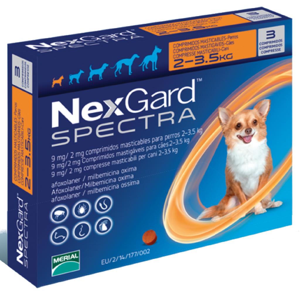 Nexgard Spectra Para Perro con 3 Tab.