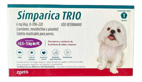 SIMPARICA TRIO C/ 3 TABLETAS